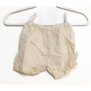 Sunflower Girls Ivory Polycotton Underwear Pump Trousers Victorian Ruffle 3T